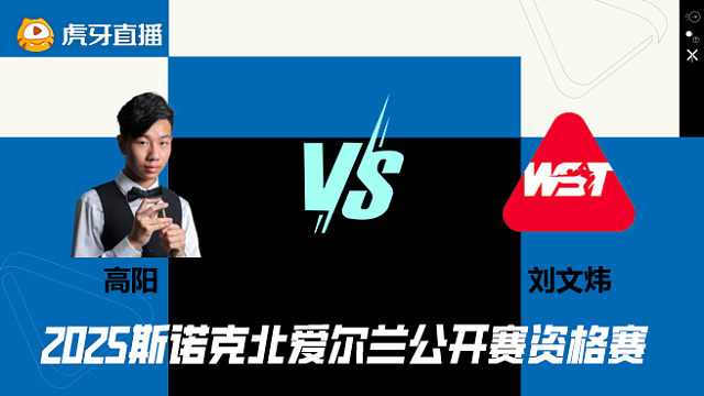 高阳VS刘文炜 2025斯诺克北爱尔兰公开赛资格赛 清流