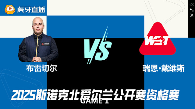 卢卡·布雷切尔VS瑞恩·戴维斯 2025斯诺克北爱尔兰公开赛资格赛 清流