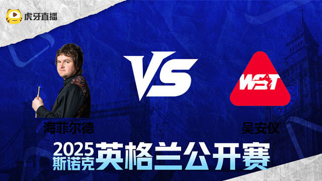 利亚姆·海菲尔德VS吴安仪 2025英格兰公开赛 清流