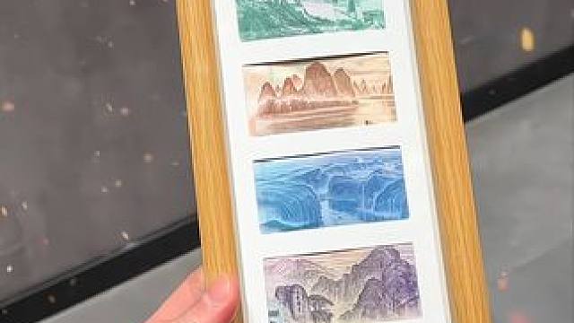 我宣布～这是我收到最美的山水画！ #手工DIY #惊喜 #礼物 #仪式感 #是时候安排一下了