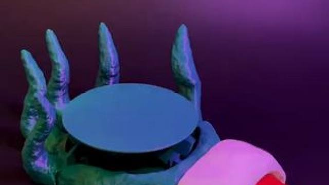 朋友：这个杯垫好酷，打印一个送我~ #3d打印 #玩一个很新的东西