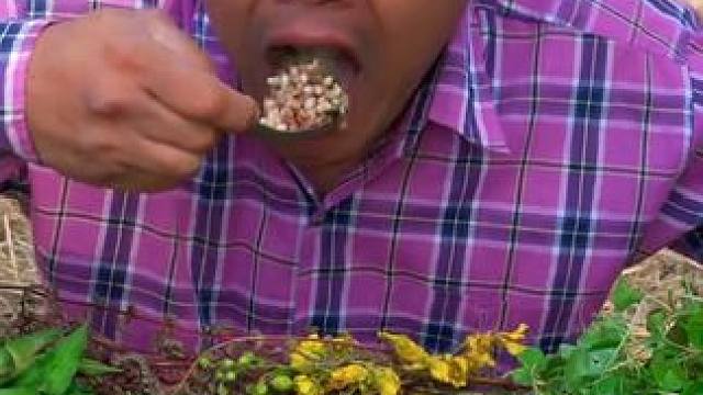 香米饭蔬菜拼盘酸辣凉拌️蚂蚁蛋 #泰国美食 #户外美食 #美食 #内容启发搜索