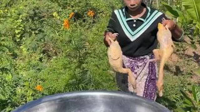 东南亚乡村美食 #乡村田园生活 #农村美食记录生活 #原始美味