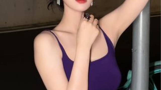 你说你最喜欢紫色了#模特之家#车模之家