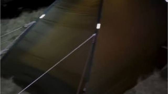 大风天的夜晚，论风绳的重要性#露营报告