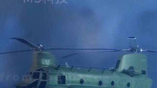 支奴干直升机独特的设计使得他到现在为止依然是运输机中的佼佼者#原理视界 #动画原理