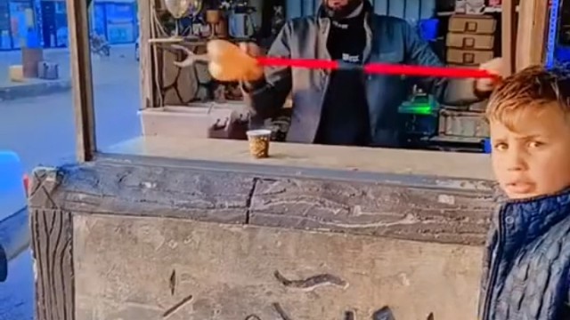 阿富汗街边咖啡店