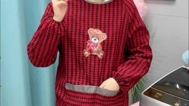 #围裙  #长袖围裙  #耐脏罩衣  #超便宜超划算  #防脏保暖袖套