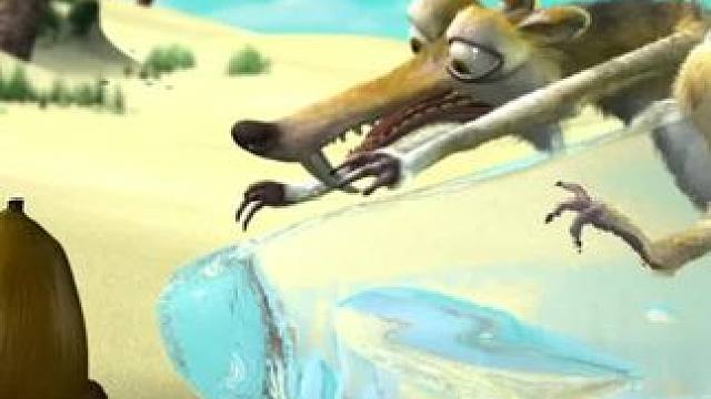 《冰川时代》的松鼠，虽只是个配角，却令人念念不忘 #动画 #冰川时代 