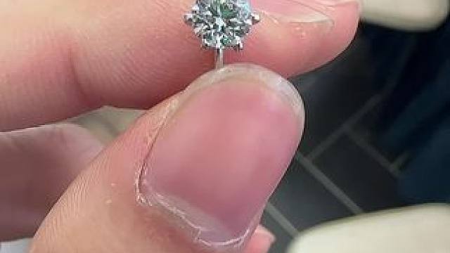 大哥定制的 60 分钻戒#钻戒