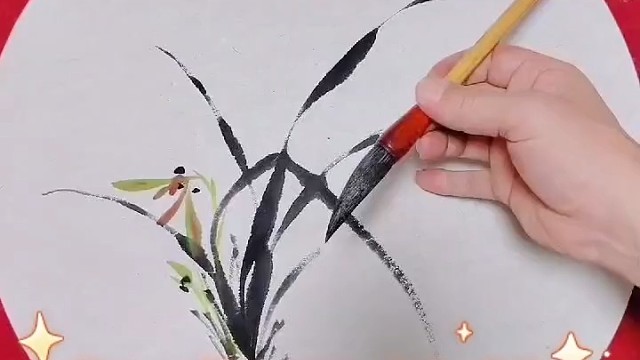 教您画兰花