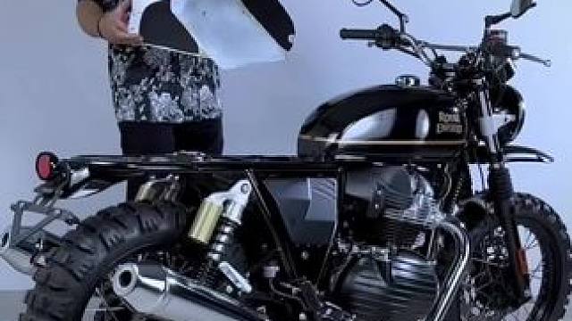 看起来挺实用呢 #复古机车 #皇家恩菲尔德 #机车改装