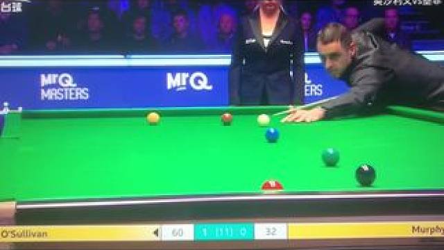 2024斯诺克大师赛
奥沙利文VS墨菲，火老师这杆多库翻袋是运气？还是实力？#斯诺克 #奥沙利文 #