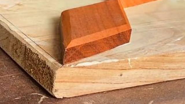 制作一个这样桌子好看又独特#木工diy #制作过程 #手工