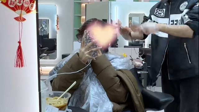 染个头差点给我头扯下来