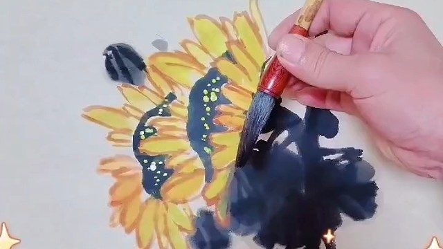 向日葵的画法