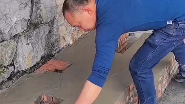 这灶台盘的真漂亮，手艺不错哦