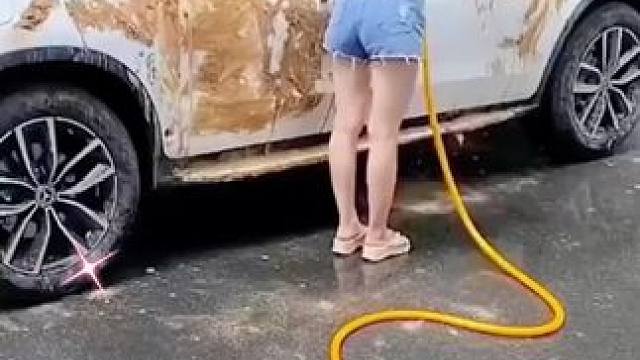 高压水枪，三档水压调节，接到水龙头上就能使用#增压喷头 #洗车神器 #生活好帮手 #实用好物