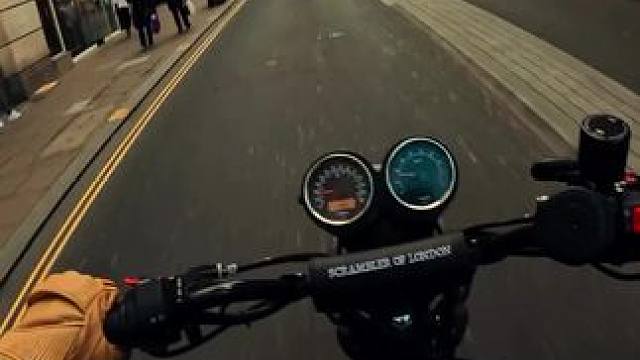 悠闲的下午 #复古机车 #凯旋小攀爬 #凯旋scrambler900 #箭牌排气 #机车第一视角