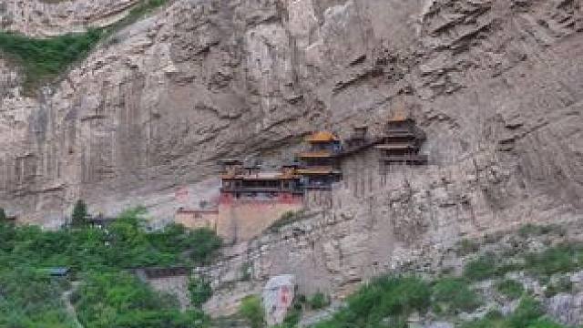 悬空寺，就是那个大名鼎鼎的悬空寺。#悬空寺