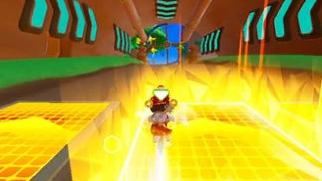 元梦之星蹬自行车放松一下藤蔓径路 #元梦之星#星星启动