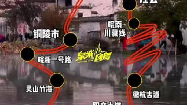 山东出发春节自驾徽州5日路线#自驾游 #徽州 #行程轨迹 #泉城自驾