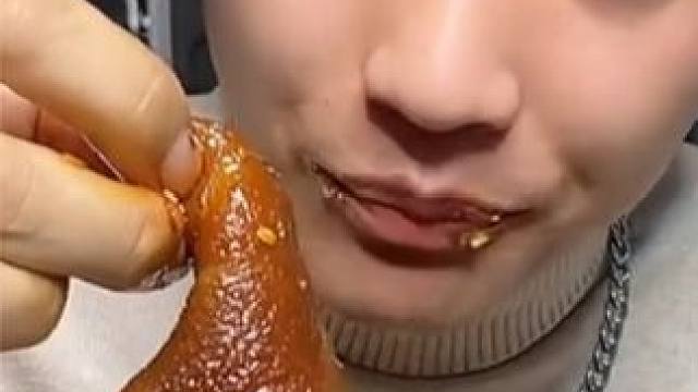 盘点“喝”肘子皮最过瘾的，五大美食主播，最后一个，居然翻车了 #吃货日常