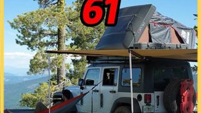 最简单的露营车改装方案，车顶帐篷加后备箱魔盒！ #露营 #vanlife #露营车改装