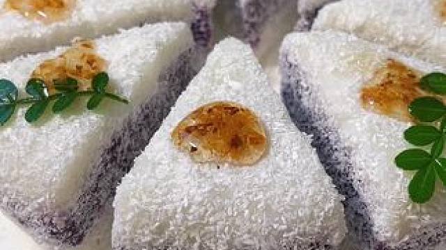 年夜饭的餐桌做一道紫薯山药糕，做法简单还好吃#年夜饭必备甜品也来上分 #在家做美食