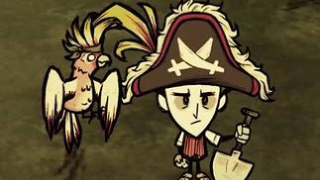 海盗船长 罗杰的帽子 黑旗获取 捡东西的鹦鹉 饥荒联机 #饥荒联机版