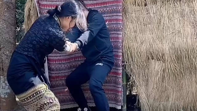 连个娘们都拉不动，白活了