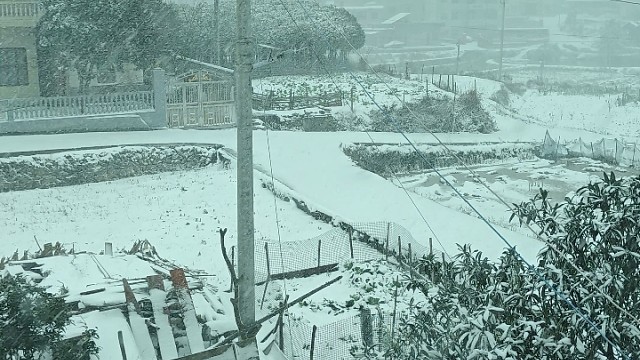 湖南迎来了一场大雪