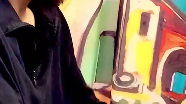 我即兴创作的极简主义风格作品