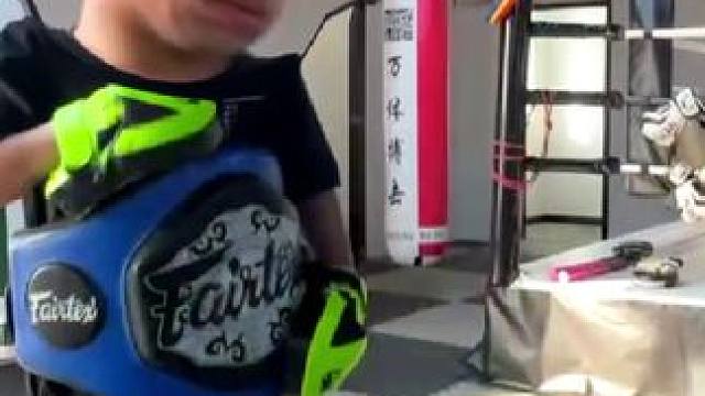 #自由搏击训练 #少儿搏击运动 #格斗健身