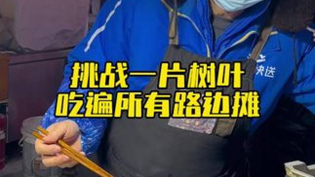 挑战一片树叶吃遍所有路边摊，今天挑战的是老付长沙臭豆腐。#路边摊美味 #摆摊 美食推荐官