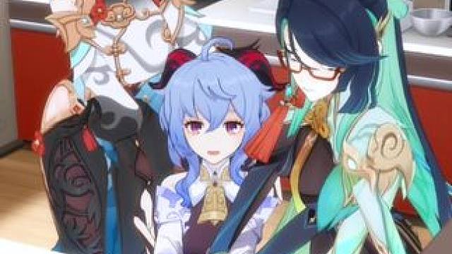 当闲云发现甘雨和旅行者牵了手#原神枫丹 #原神 #甘雨 #闲云 #申鹤