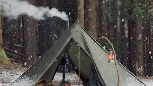 #冬天该有的样子 #让生活慢下来 #露营报告