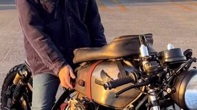 除了姿态还有动力得咖啡谁不喜欢呢？#复古机车 #cb750 #caferacer #机车改装