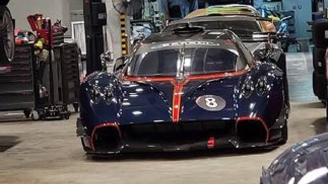 mike大佬的帕加尼Huayar Roadster和Huayar  R在香港SPS整备，过几天要去珠