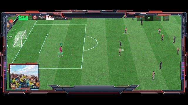 边路回扣，45°斜长传，这次2边锋完成连线