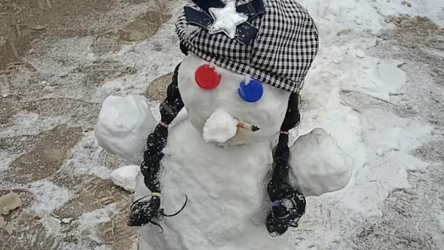 雪下的时候