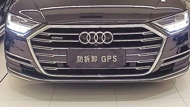 奥迪A6L安装防拆抗屏蔽GPS定位防盗系统，开启屏蔽器自动锁车，换卡、抠卡、干扰锁车报警到手机。