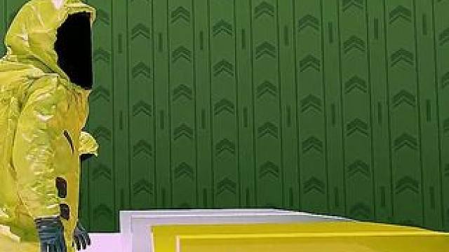 多人游戏水滑梯来了，第一视角刺激挑战！ #水滑梯