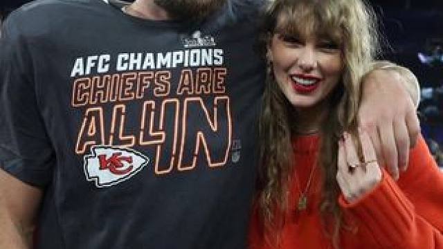 爱情事业双丰收，五年四进超级碗！我们拉斯维加斯见！#美联冠军 #堪萨斯酋长队 #美式橄榄球 #NFL