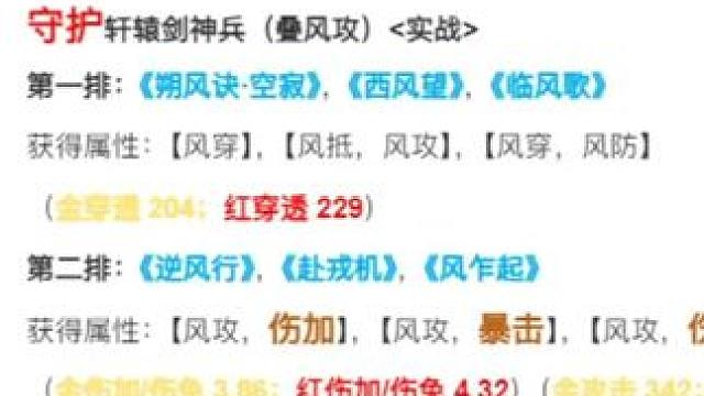 守护轩辕剑（实战）兵魂搭配，还有虚战兵魂的推荐及建议 #妄想山海 #妄想山海攻略 #妄想山海轩辕剑兵