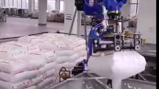 灵巧的机器人智能拆包展示