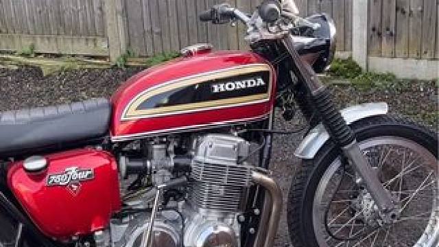 发现一台野生原汁原味cb750 #复古机车 #本田cb750 #cb400