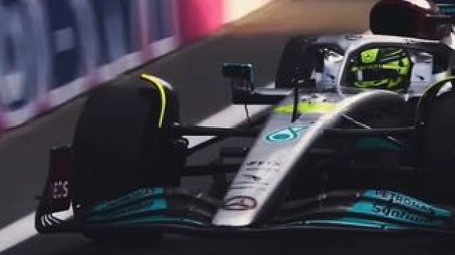 梅奔跌宕起伏的“无侧箱”理念。#f1 #赛车 #汉密尔顿 #拉塞尔 #奔驰