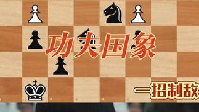 功夫国象系列（一）
李小龙式一招制敌！#国际象棋 #功夫