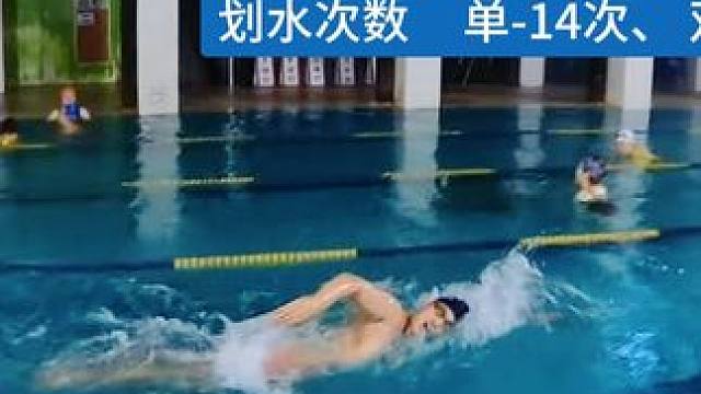 50米自由泳｜45秒40秒35秒30秒配速节奏 #自由泳配速 #自由泳技术分享 #因为热爱所以坚持